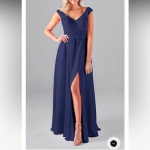 Navy formal dress / gown / bridesmaids dress